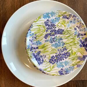 NEW The Farmhouse-Rachel Ashwell 8pc Melamine 4 Dinner/4 Salad Easter Plate Set